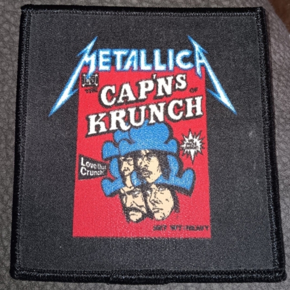 Metallica Kapns Of Krunch Iron On Patch - Picture 2 of 4